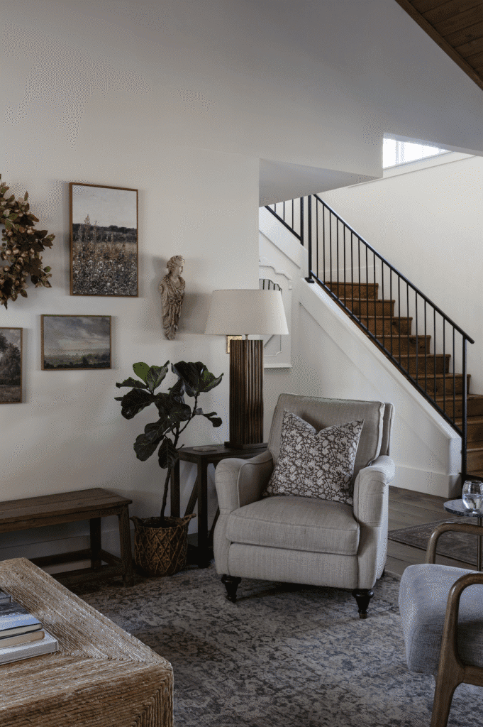 Blackbuck Ridge Living Room by Jessa Myer Interiors & Myer & Co. Signature Homes