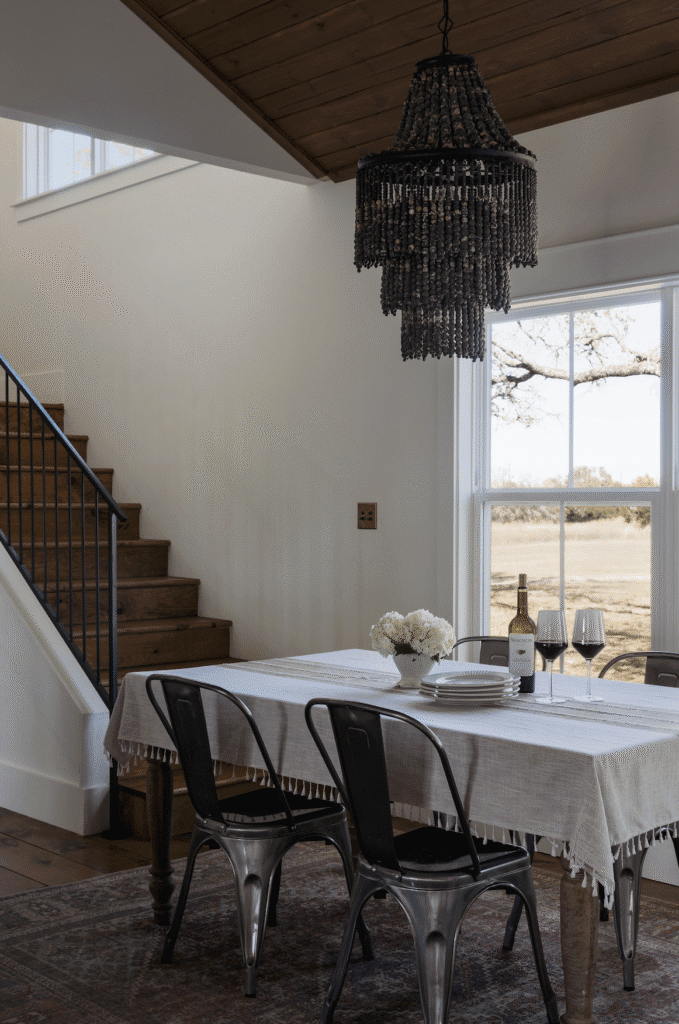 Blackbuck Ridge Dining Room by Jessa Myer Interiors & Myer & Co. Signature Homes